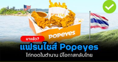 ไก่ทอดในตำนาน Popeyes